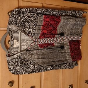 Style & Co V-Neck peasant top size XL